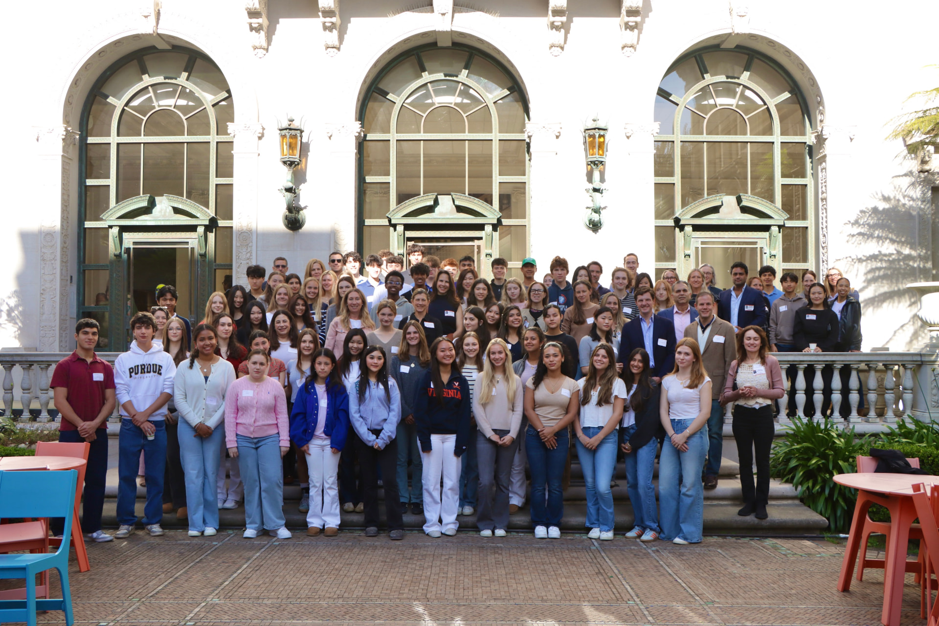 CareerStart interns and hosts gathered for a group photo